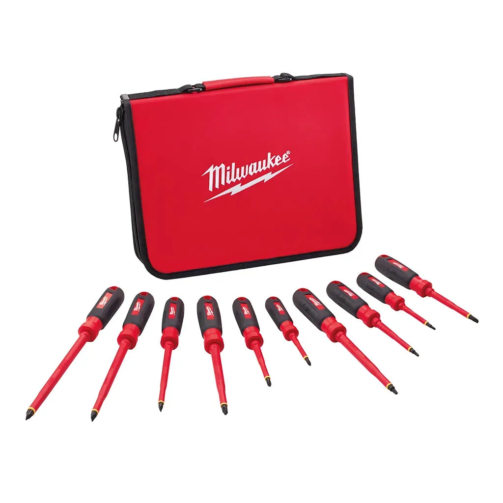 10 pc. 1000V Insulated Screwdriver Set w/ EVA Foam Case