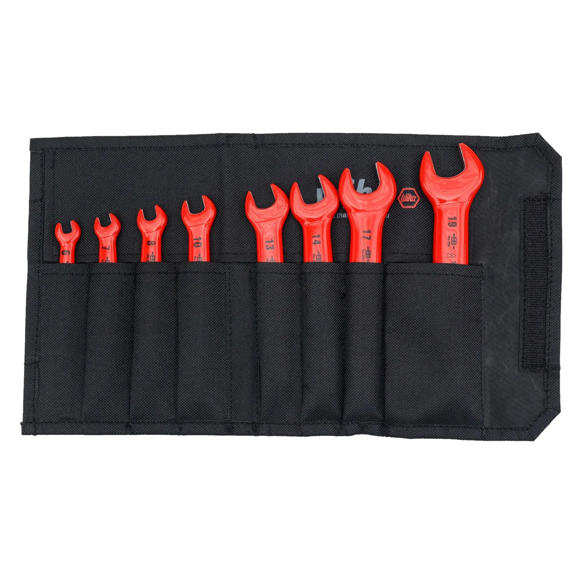 8 Piece Insulated Open End Wrench Set - Metric