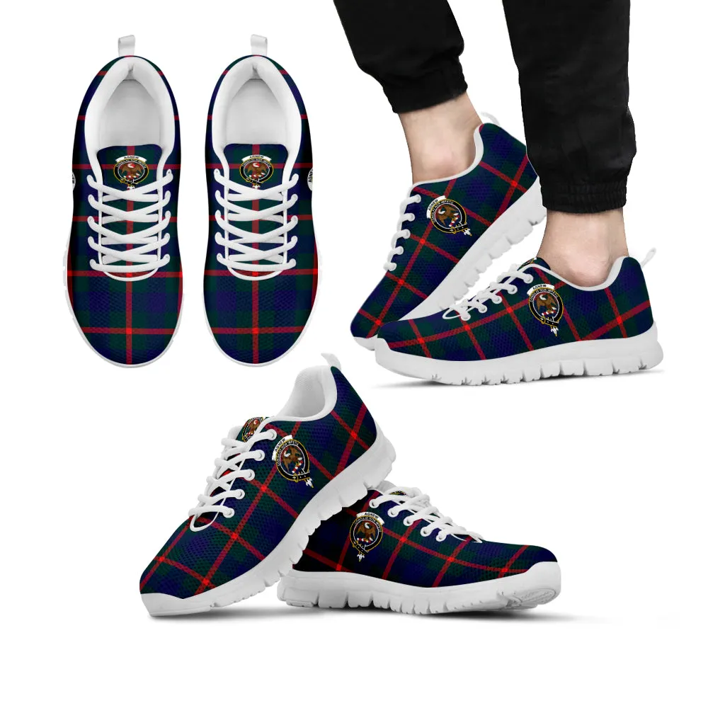 Agnew Tartan Sneakers with Family Crest