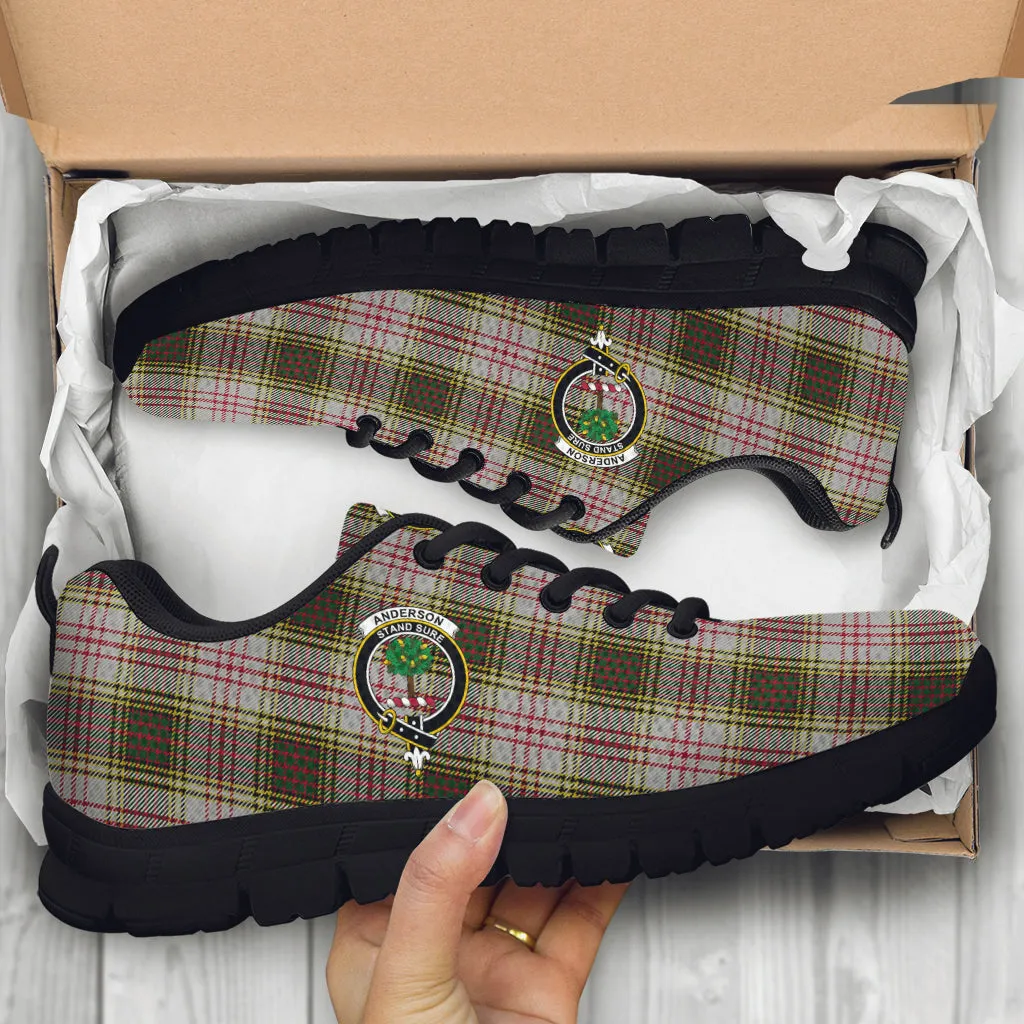 Anderson Dress Tartan Sneakers with Family Crest