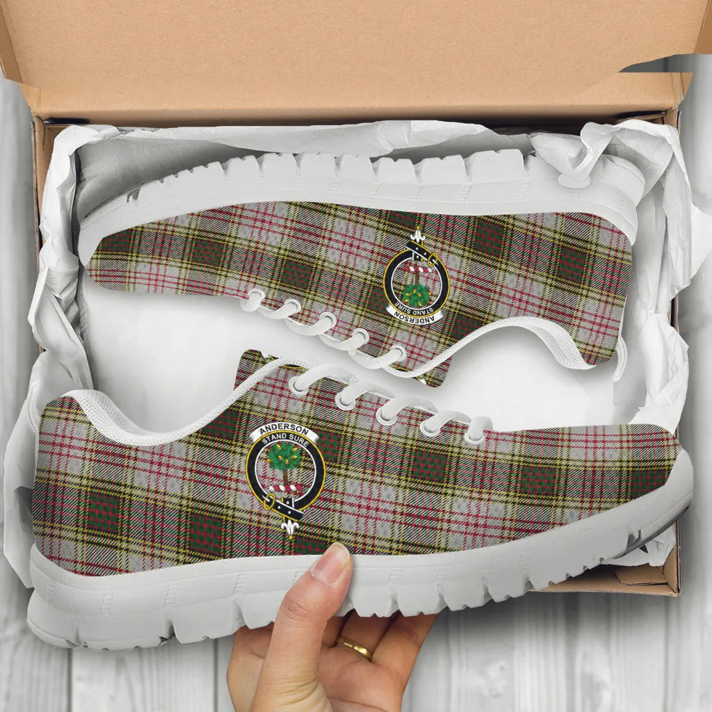 Anderson Dress Tartan Sneakers with Family Crest