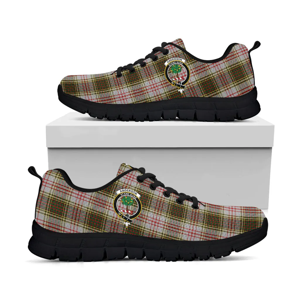 Anderson Dress Tartan Sneakers with Family Crest