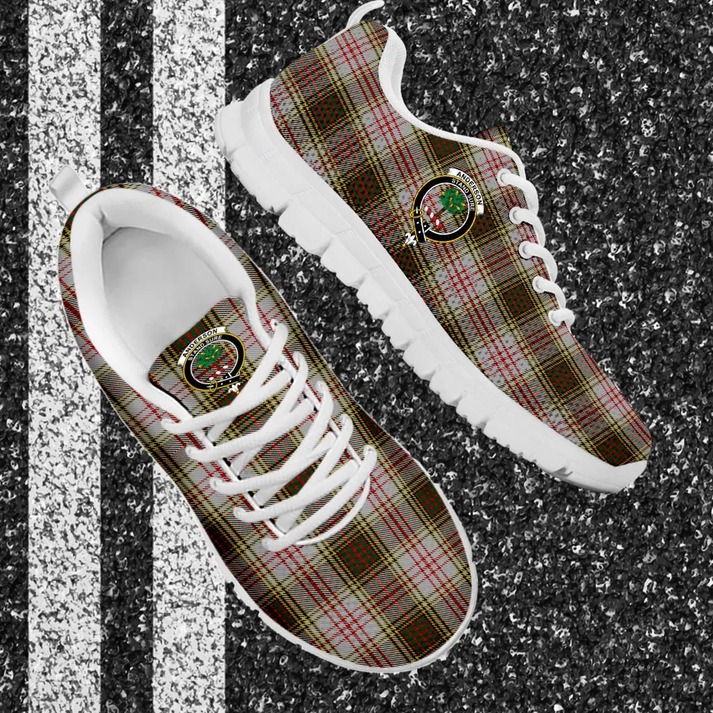 Anderson Dress Tartan Sneakers with Family Crest