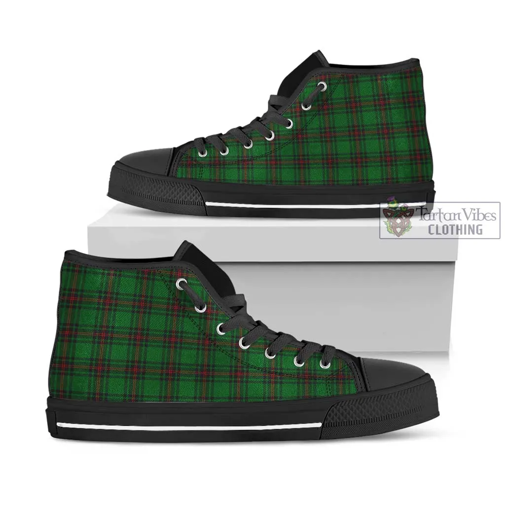 Anstruther Tartan High Top Shoes