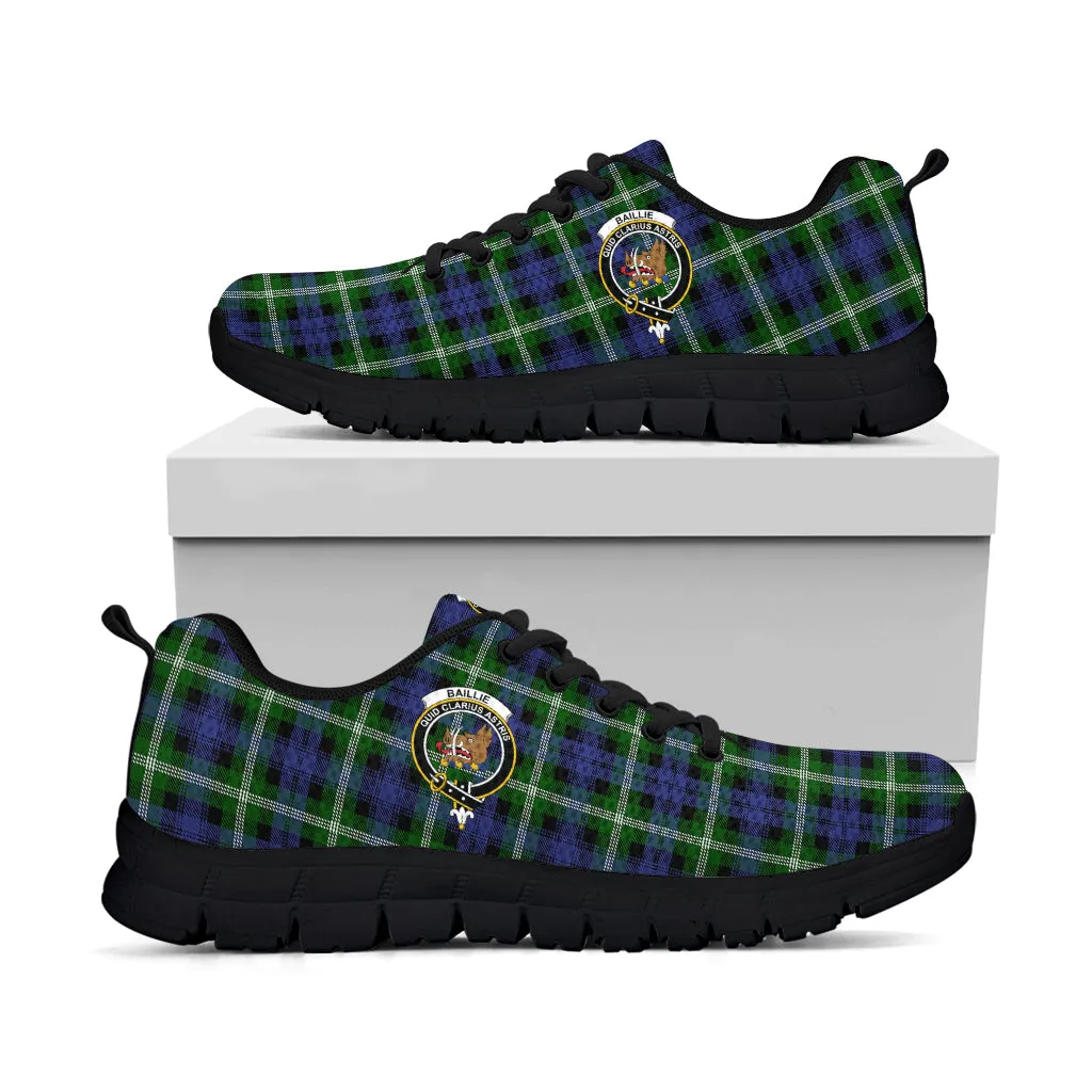 Baillie (Bailey) Tartan Sneakers with Family Crest