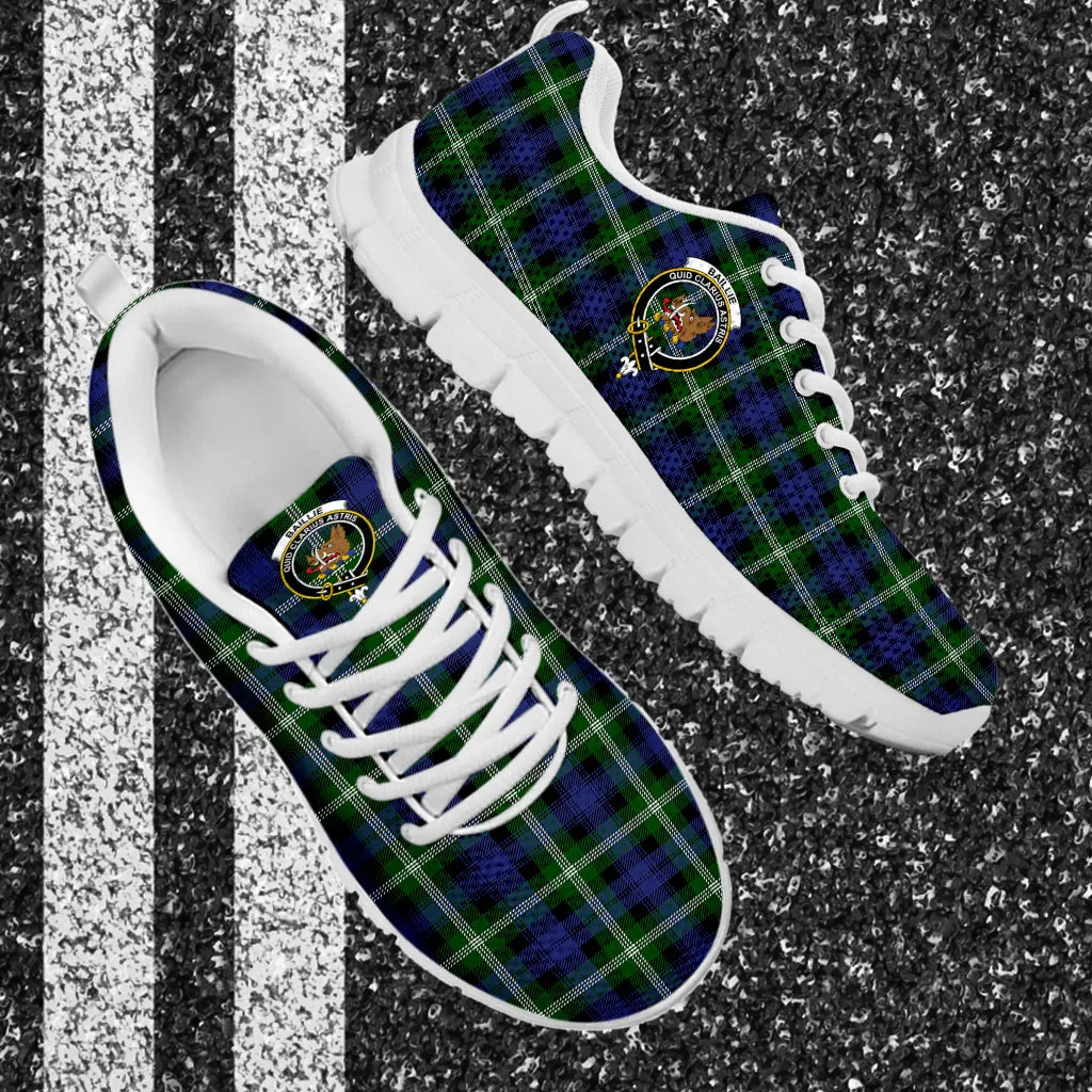 Baillie (Bailey) Tartan Sneakers with Family Crest