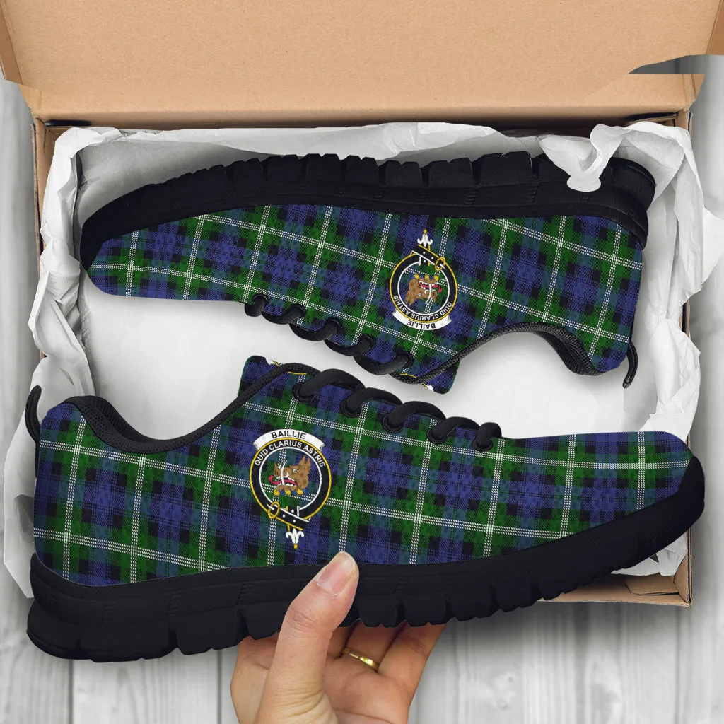 Baillie (Bailey) Tartan Sneakers with Family Crest