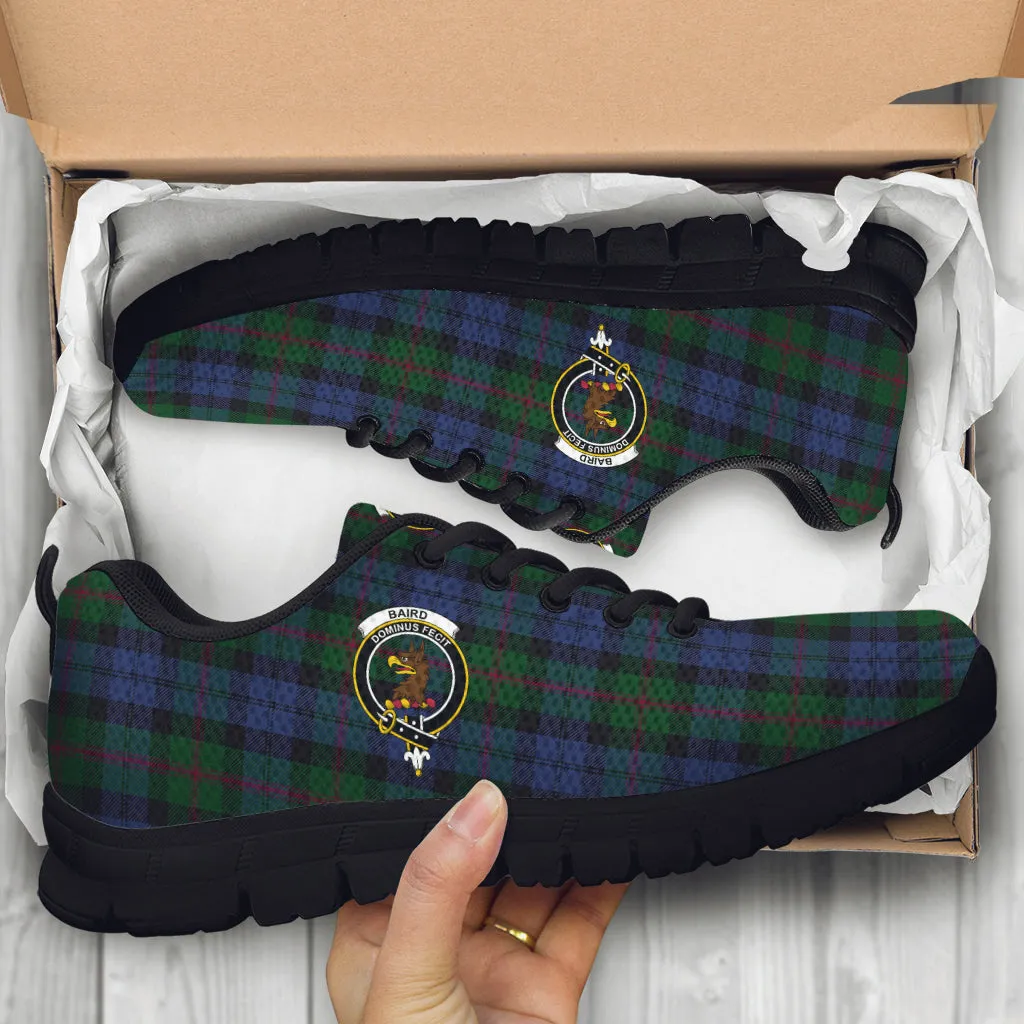 Baird Tartan Sneakers with Family Crest