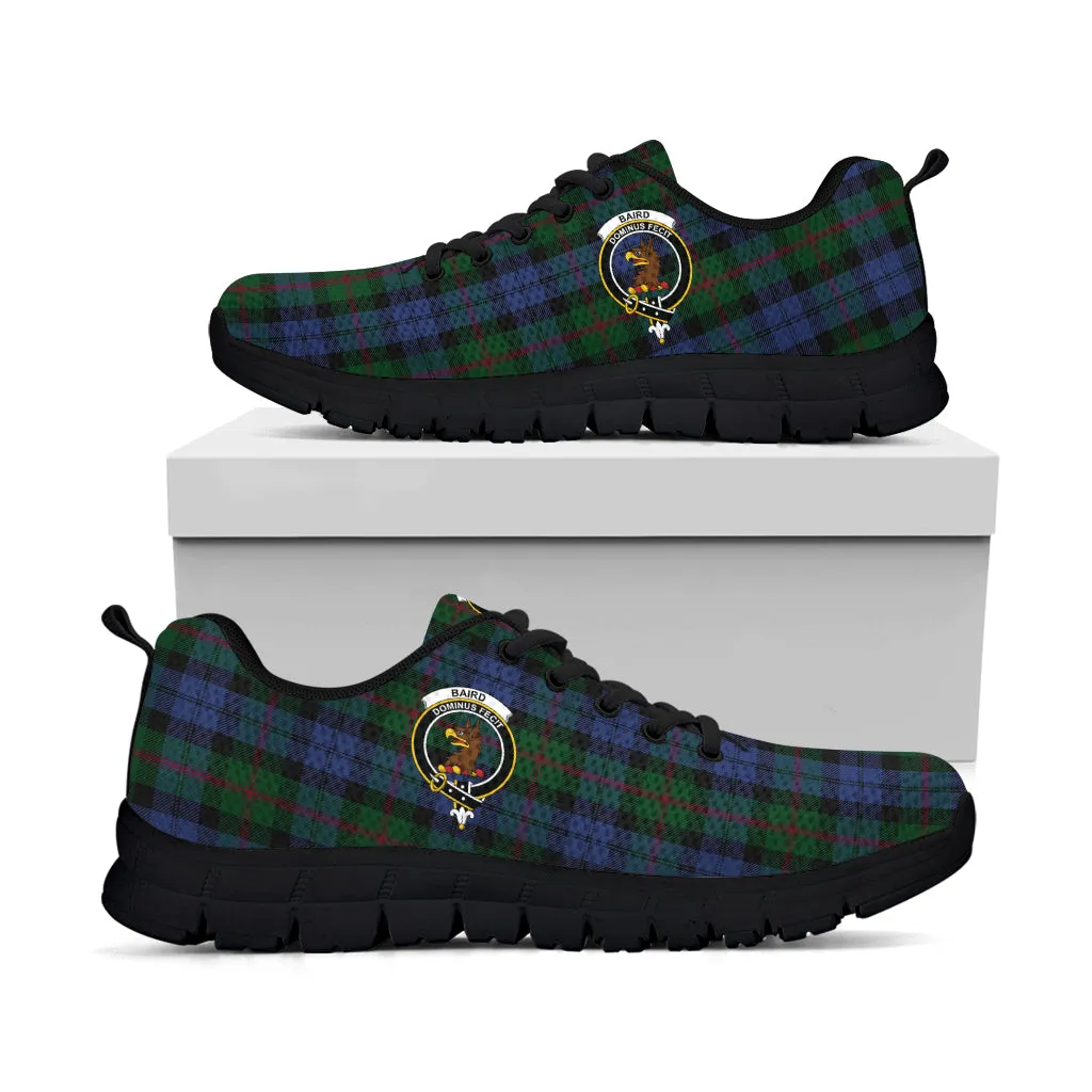 Baird Tartan Sneakers with Family Crest