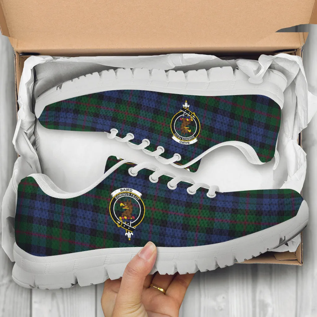 Baird Tartan Sneakers with Family Crest