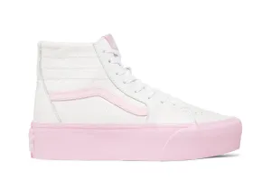 Barbie x Sk8-Hi Tapered Stackform Vans Boots, white