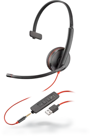 Blackwire C3215 (Monaural - USB & 3.5mm)