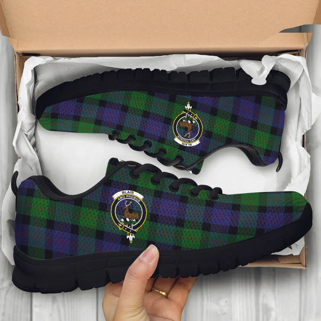 Blair Tartan Sneakers with Family Crest