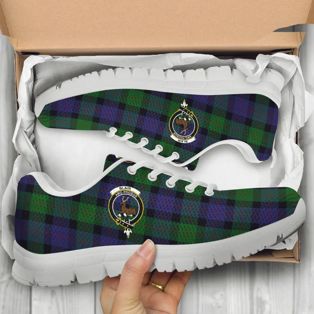 Blair Tartan Sneakers with Family Crest