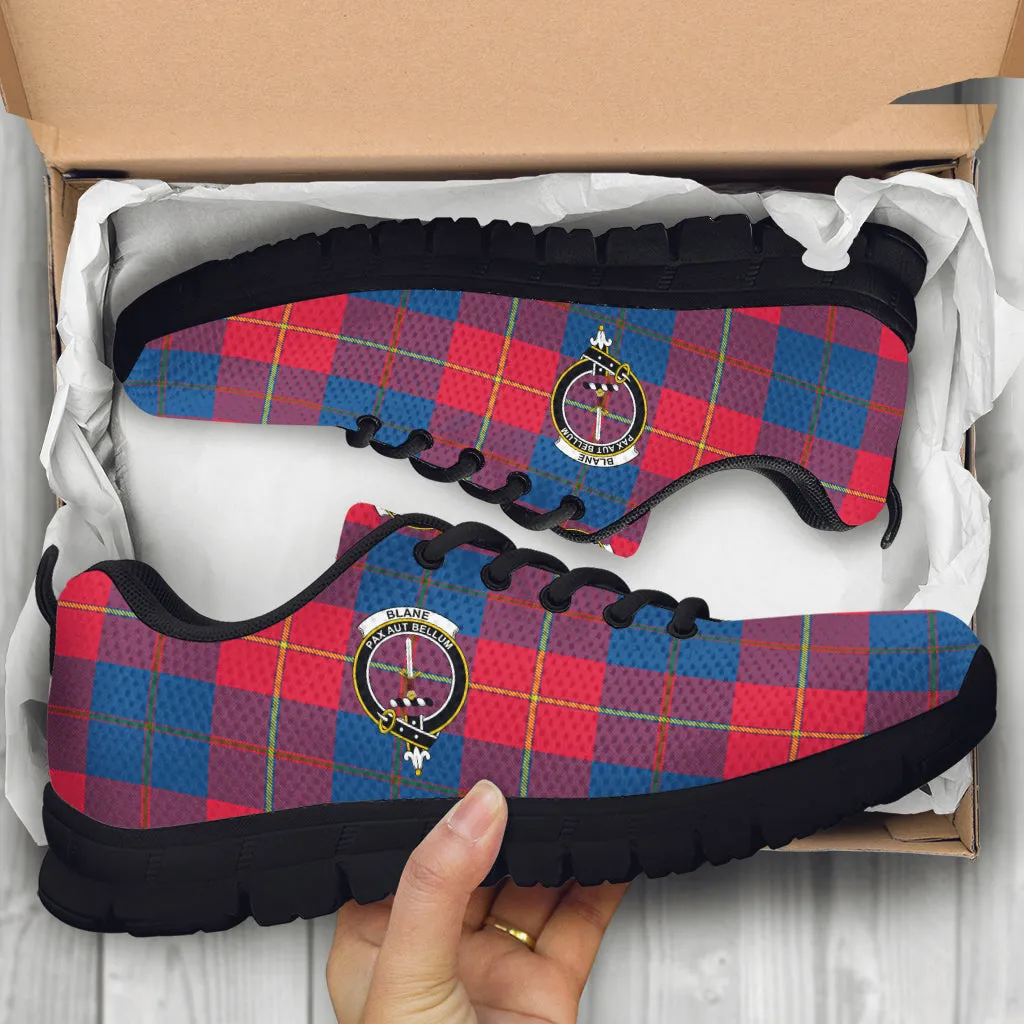 Blane Tartan Sneakers with Family Crest