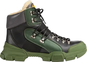 Boots Gucci Flashtrek High Black Green, black