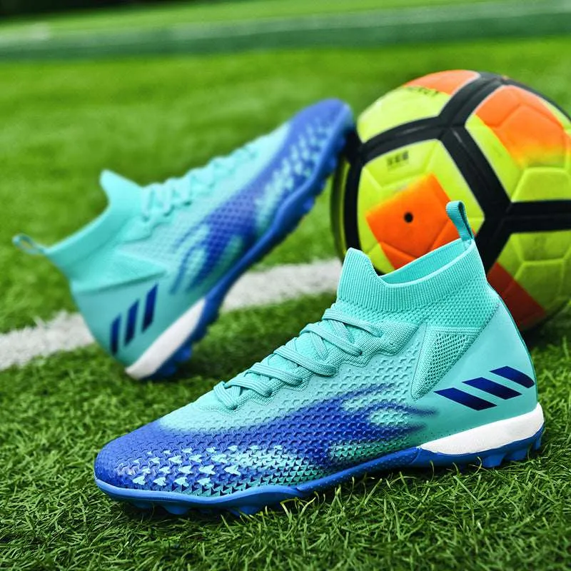 Breathable Adult and Kids' Soccer Cleats, Training