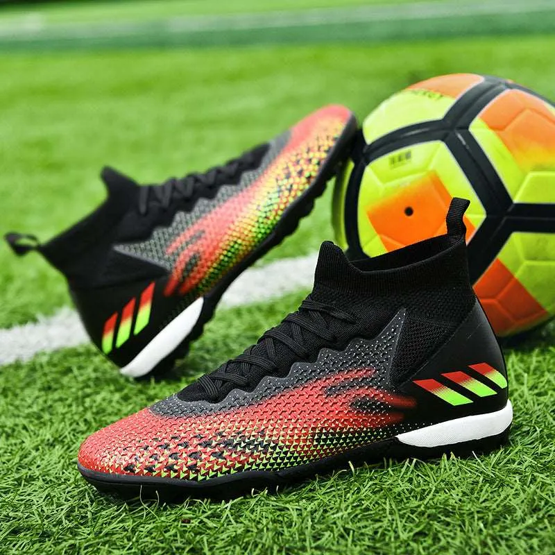 Breathable Adult and Kids' Soccer Cleats, Training