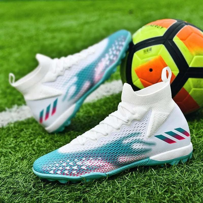 Breathable Adult and Kids' Soccer Cleats, Training