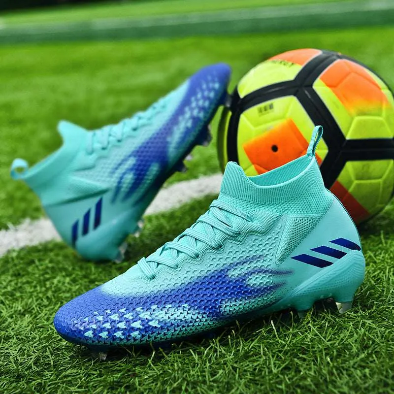 Breathable Adult and Kids' Soccer Cleats, Training