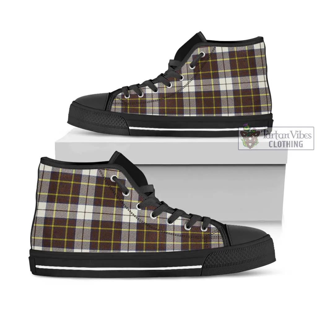 Burns Battalion Weathered Tartan High Top Shoes