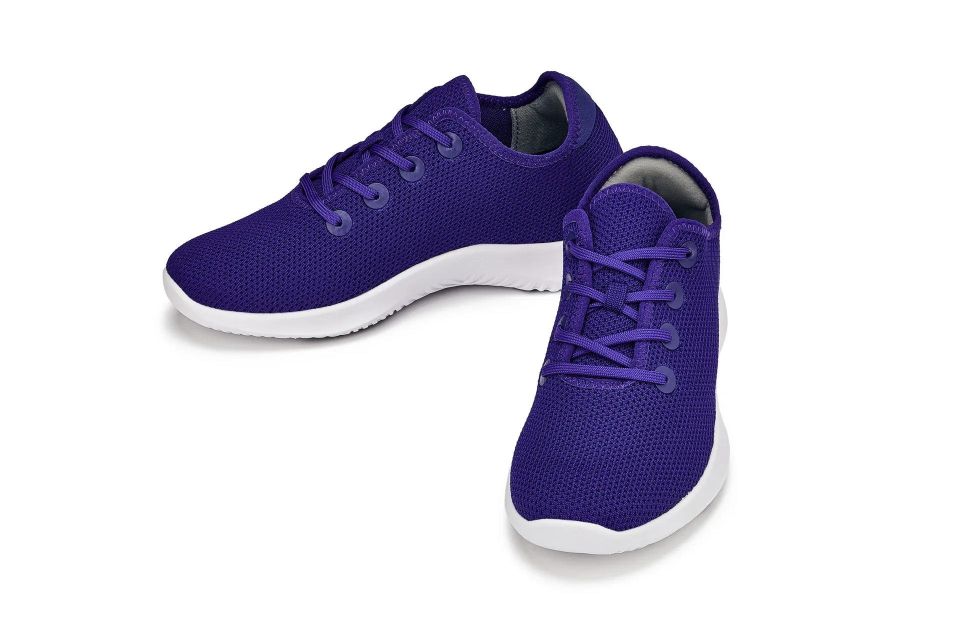 CALTO - Q404 - 2.4 Inches Taller (Cobalt) - Ultra Lightweight Knitted Sneakers