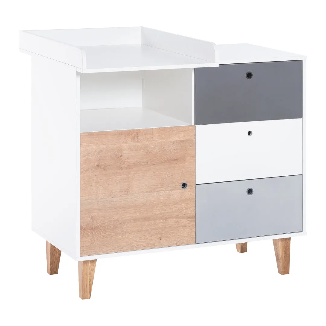 Concept Cot, Compactum Oak & Changer Bundle