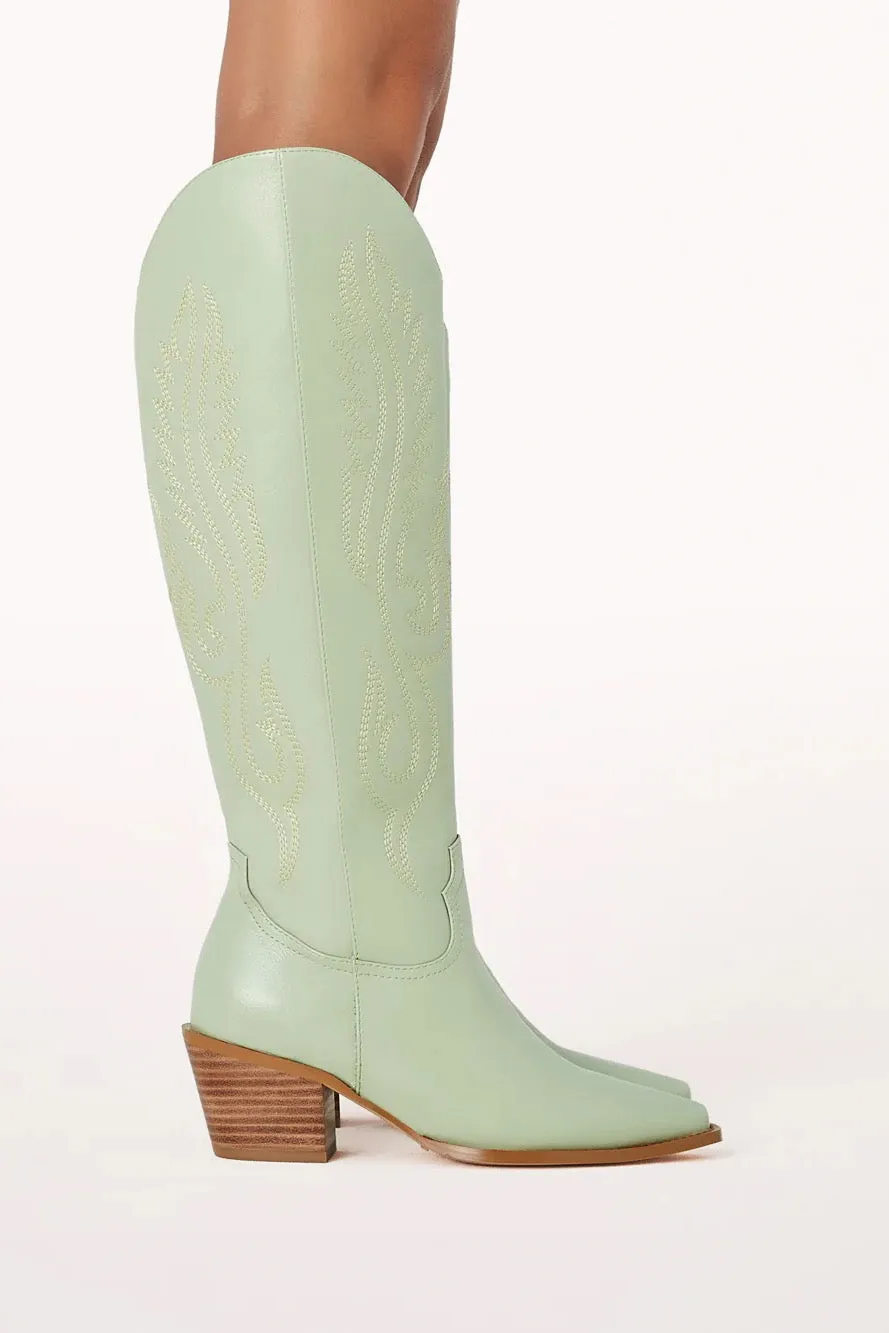 Darius Western Boot ~ Mint