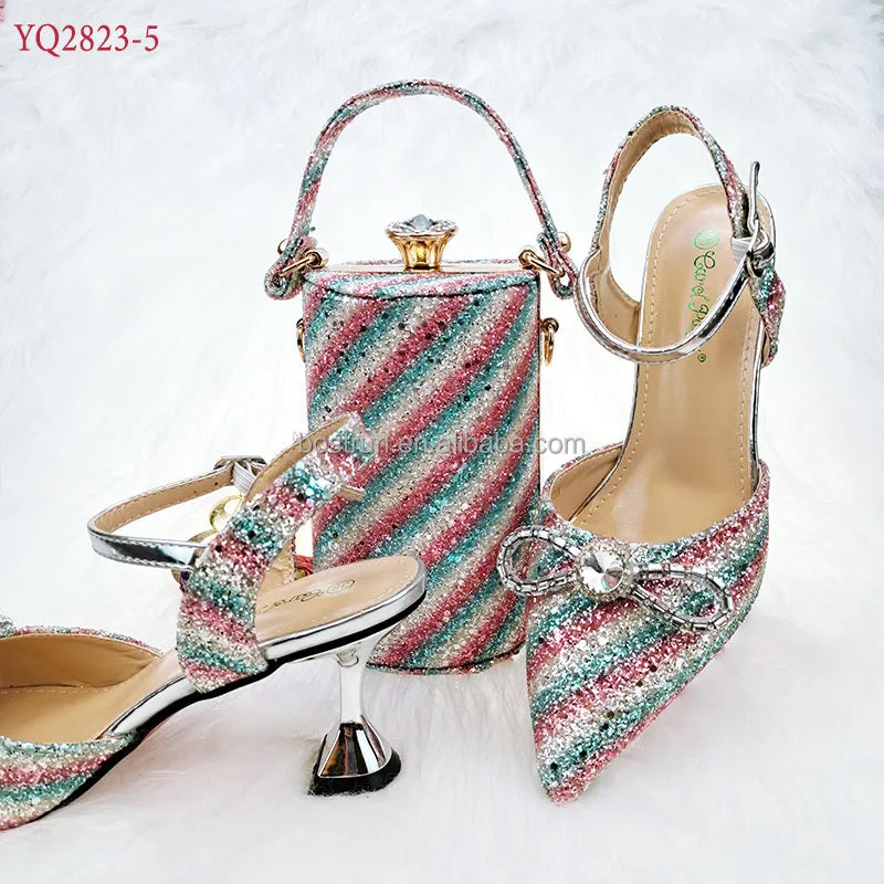 Diamond Princess Arket Sandals & Purse Set