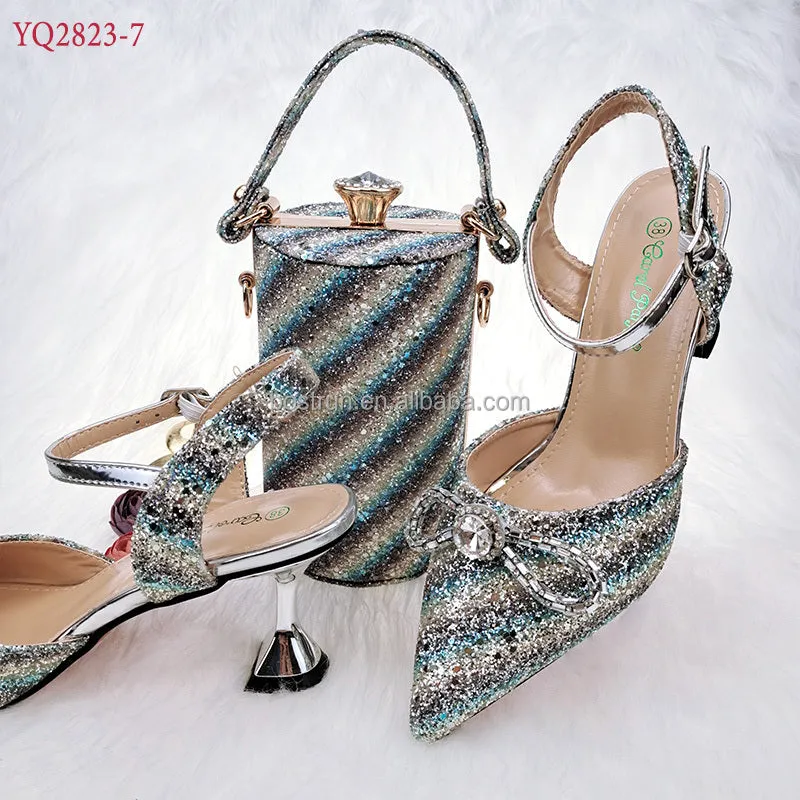 Diamond Princess Arket Sandals & Purse Set