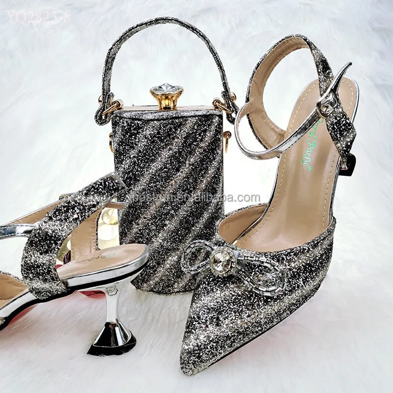 Diamond Princess Arket Sandals & Purse Set