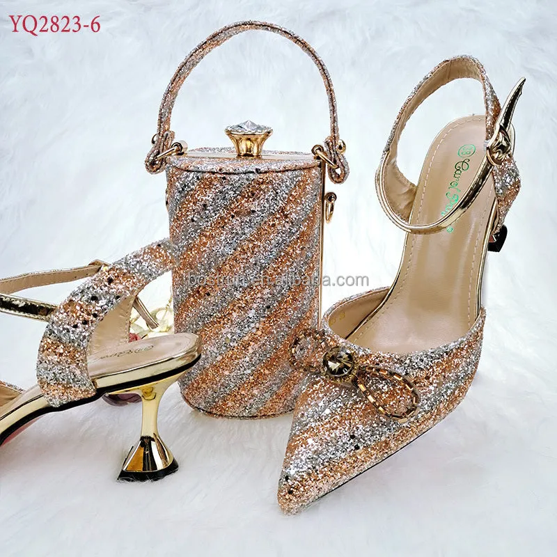 Diamond Princess Arket Sandals & Purse Set