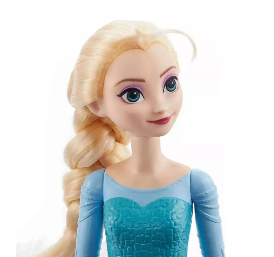 Disney Frozen Core Fashion Doll Elsa In Teal Dress