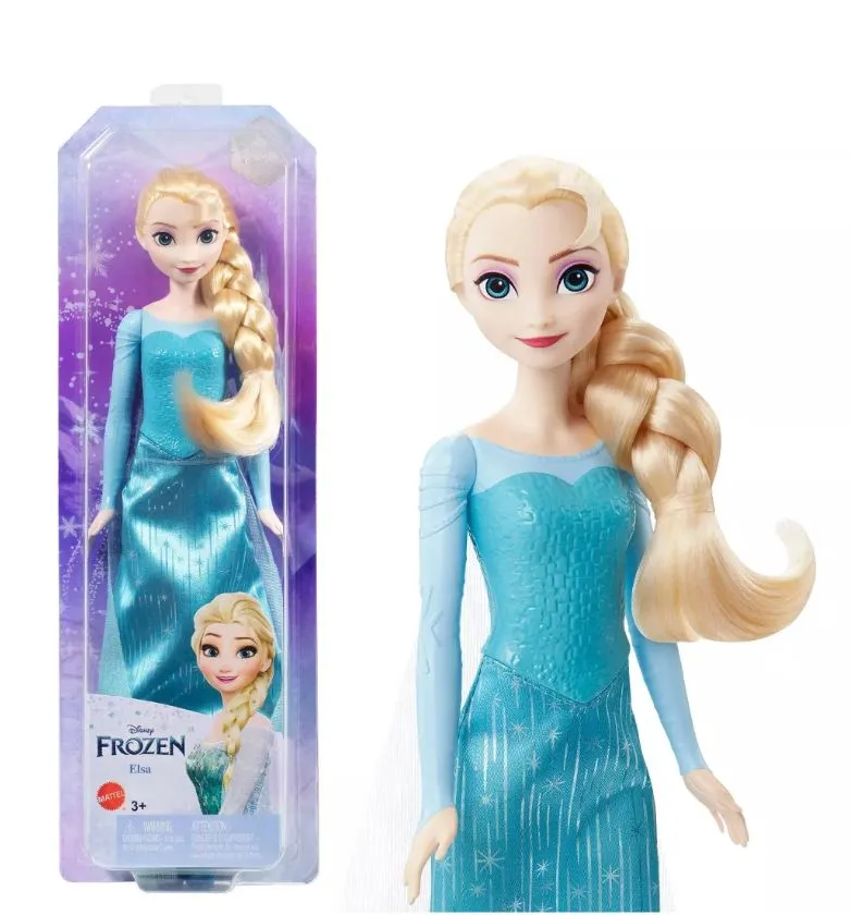 Disney Frozen Core Fashion Doll Elsa In Teal Dress