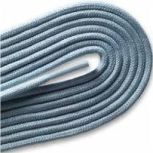 Fashion Thin Round Dress 1/8" Laces Custom Length with Tip - Ice Blue (1 Pair Pack) Shoelaces