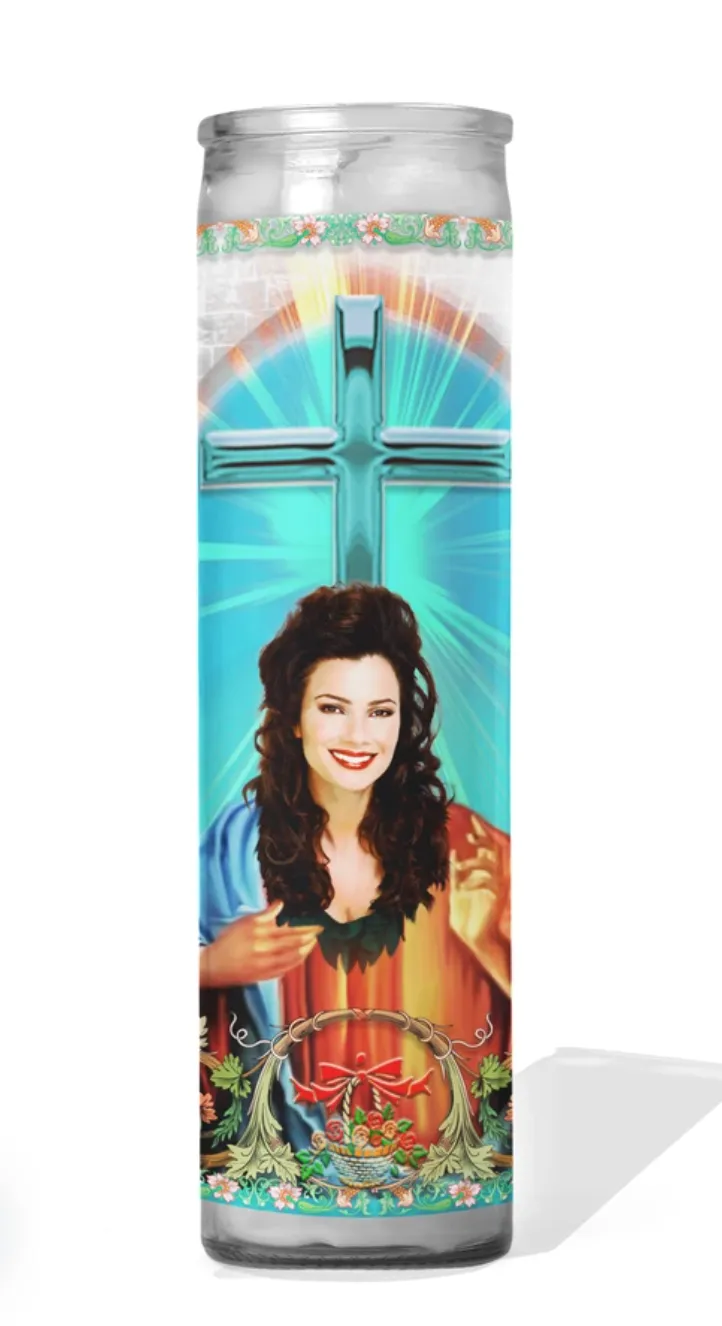 Fran Drescher Celebrity Prayer Candle