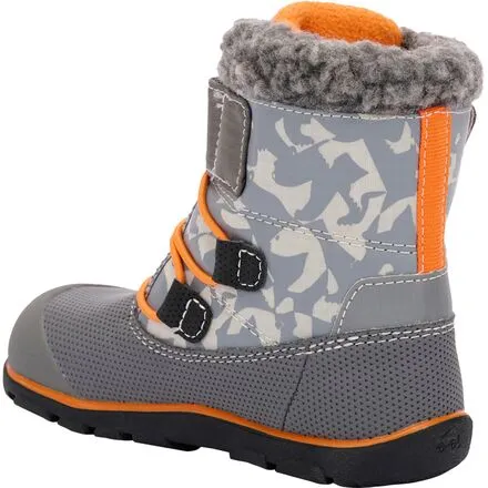 Gilman Waterproof Insulated Boots - Junior Boys See Kai Run , grey/orange