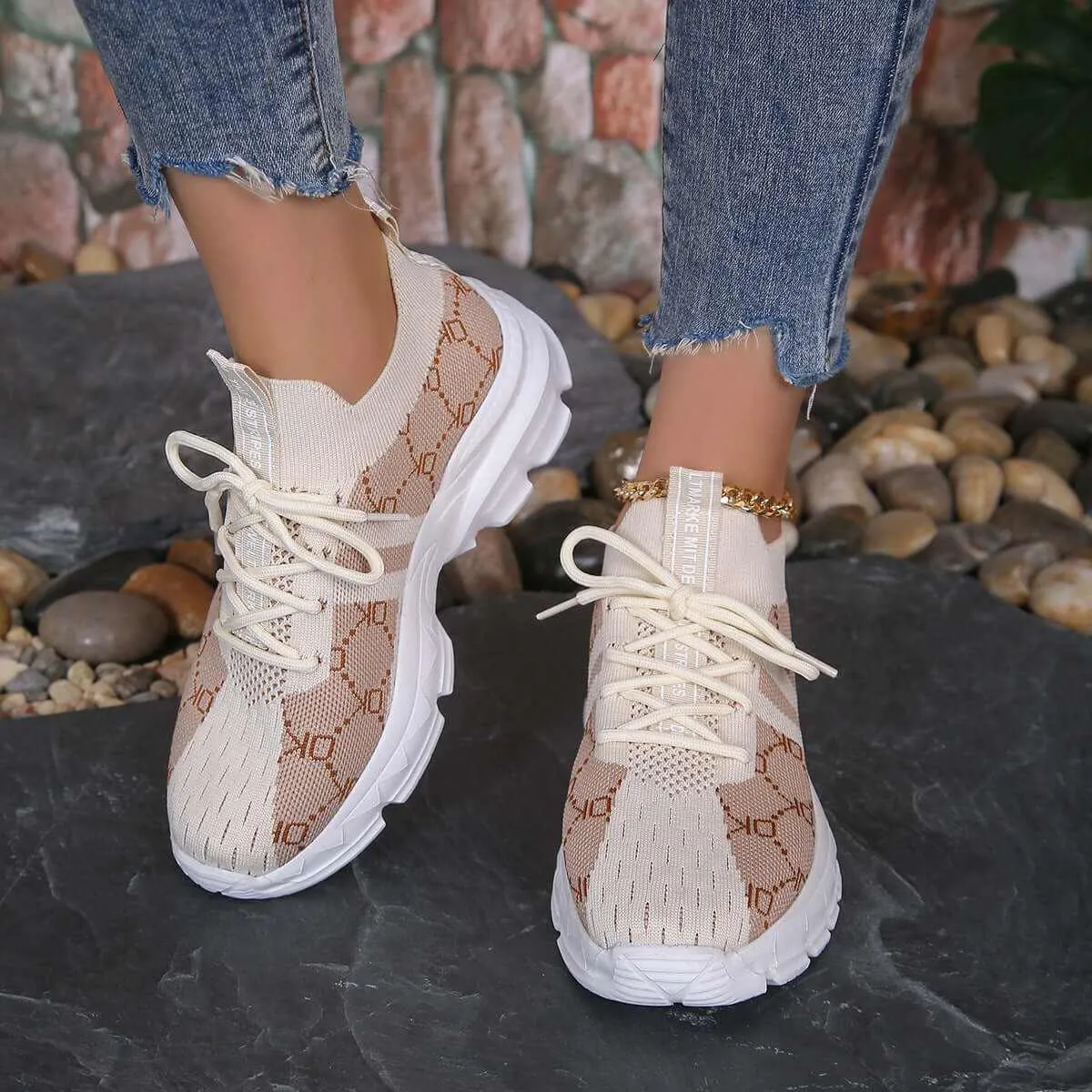 Glow Chic's Lightweight Breathable Canvas Sneakers