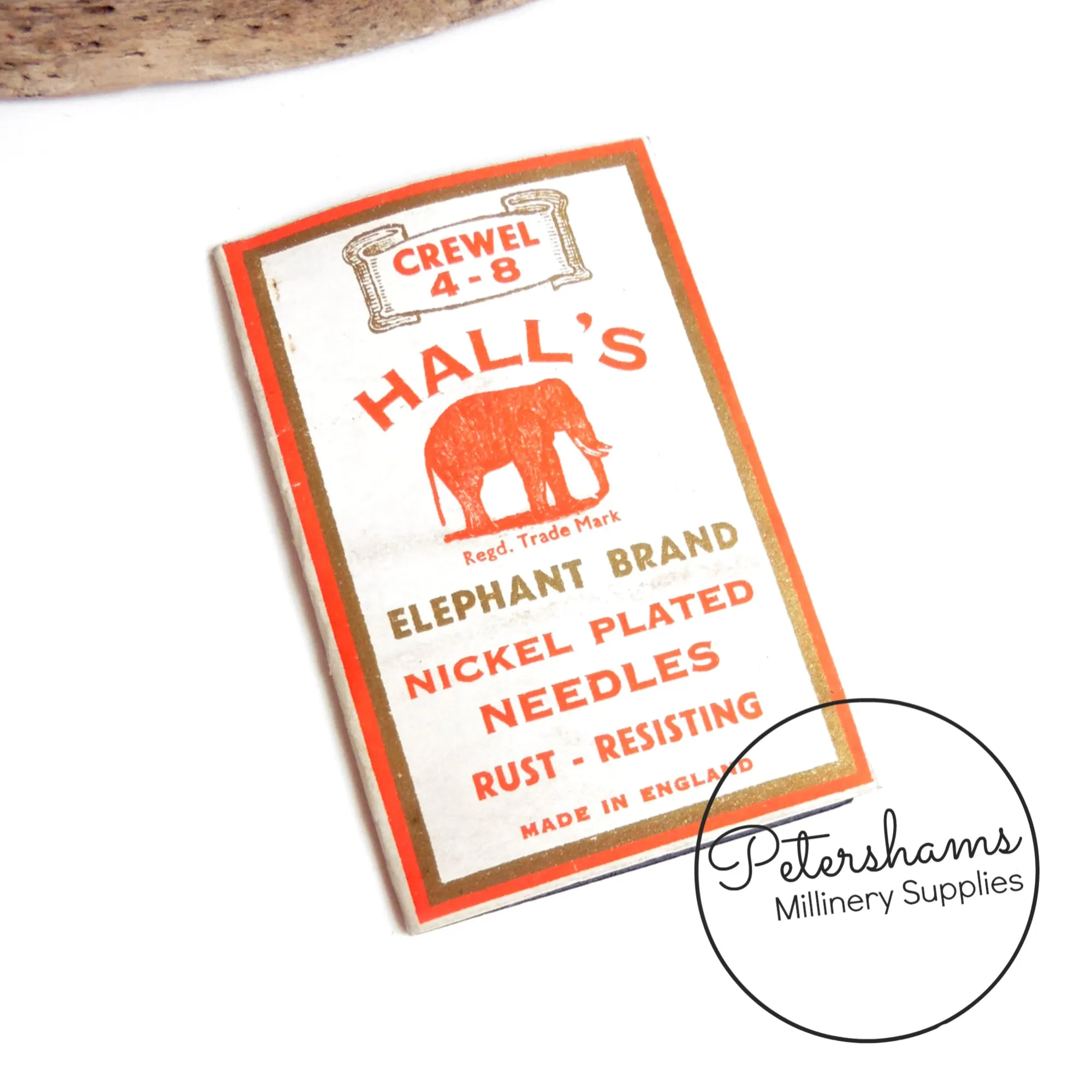 Halls 'Elephant Brand' Sewing Needle Pack - 1940's