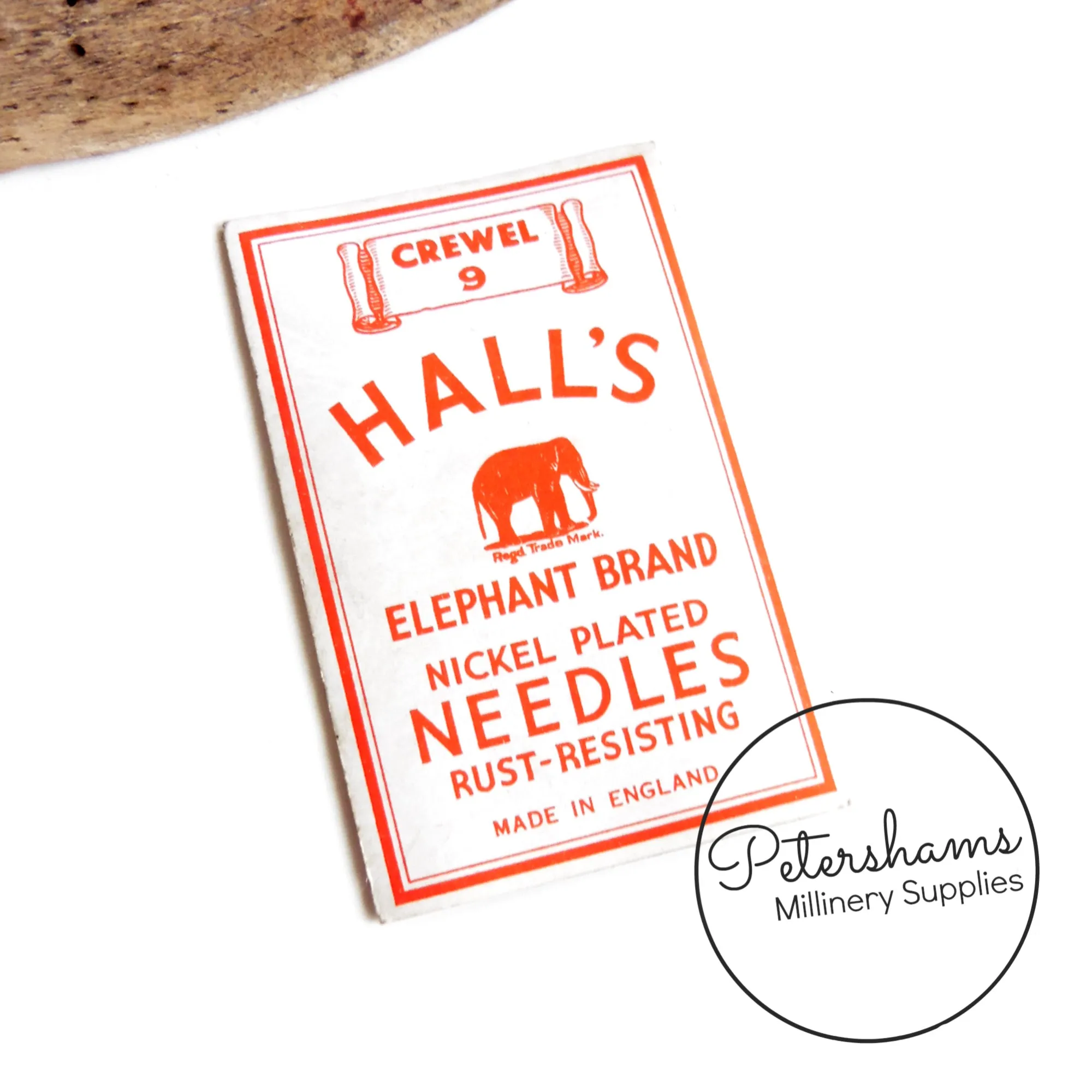 Halls 'Elephant Brand' Sewing Needle Pack - 1940's