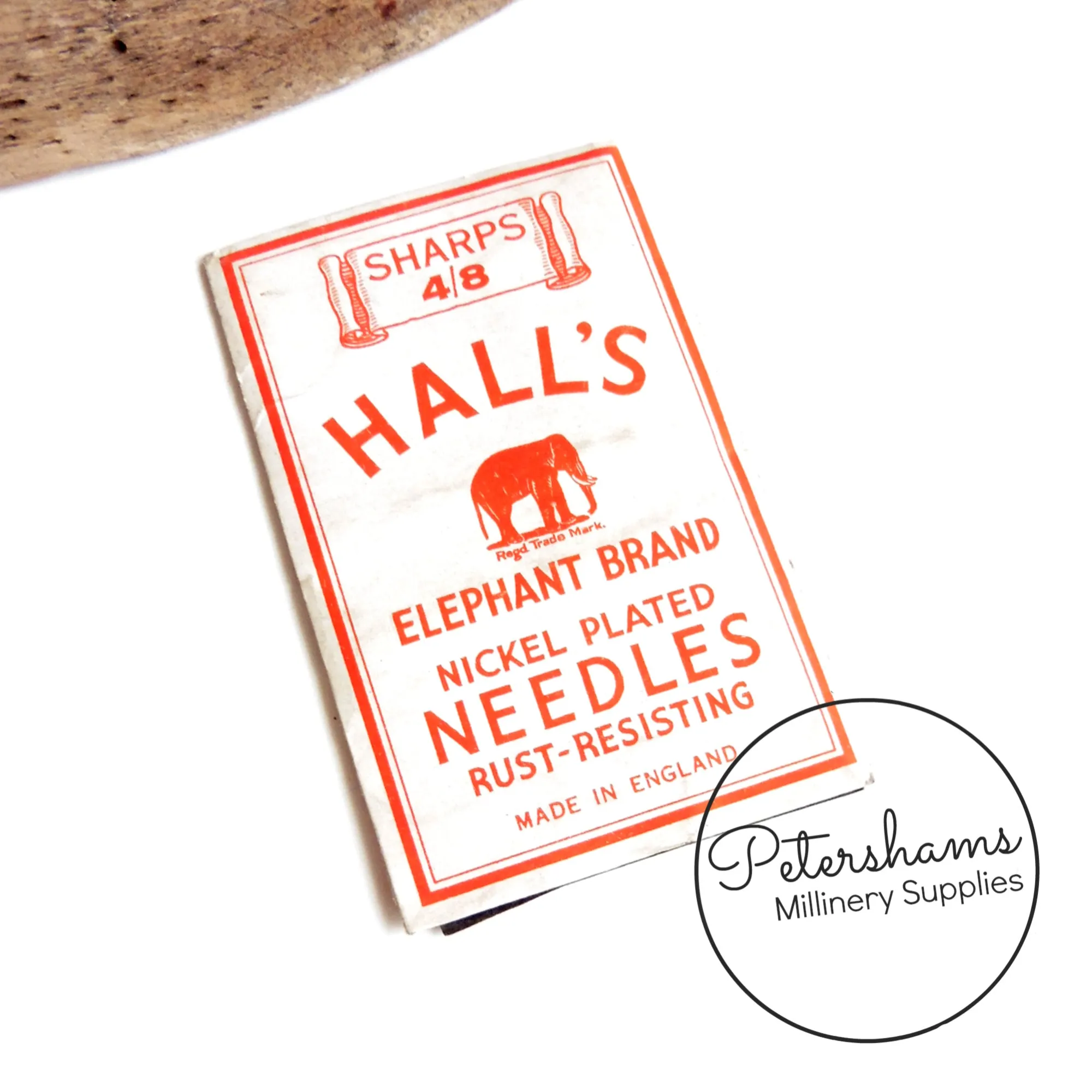 Halls 'Elephant Brand' Sewing Needle Pack - 1940's