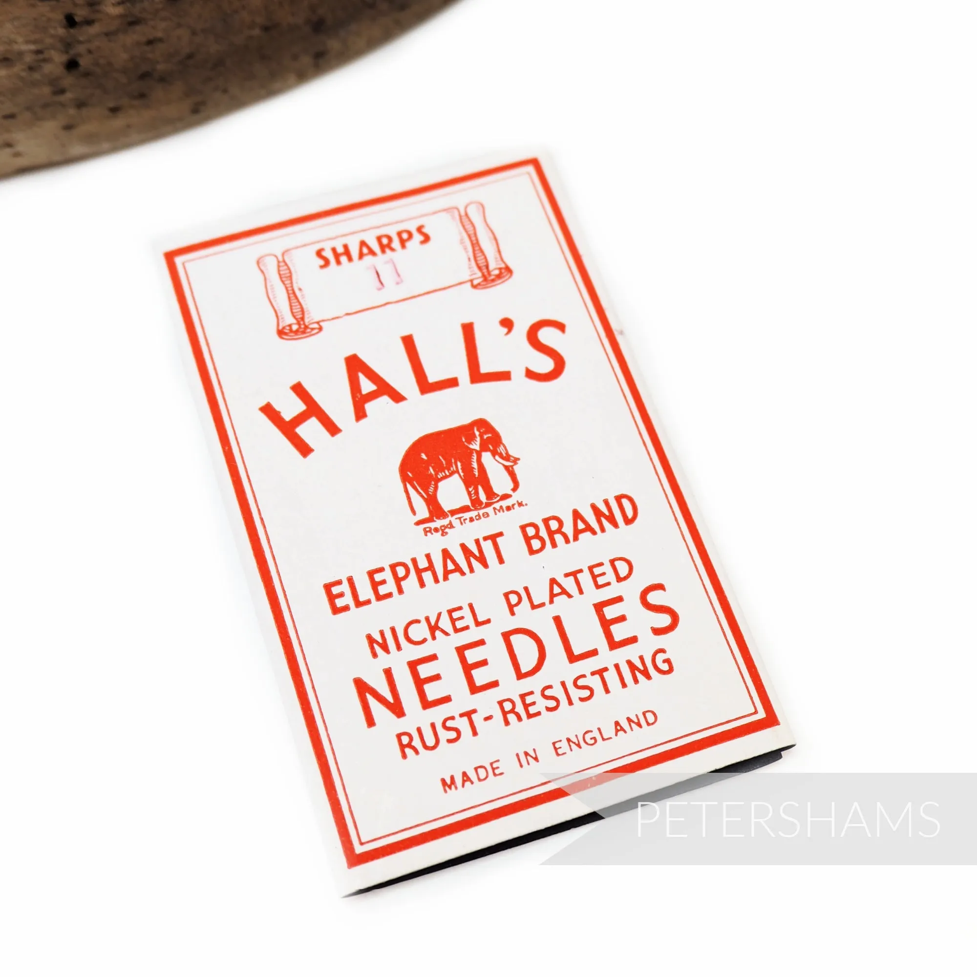 Halls 'Elephant Brand' Sewing Needle Pack - 1940's