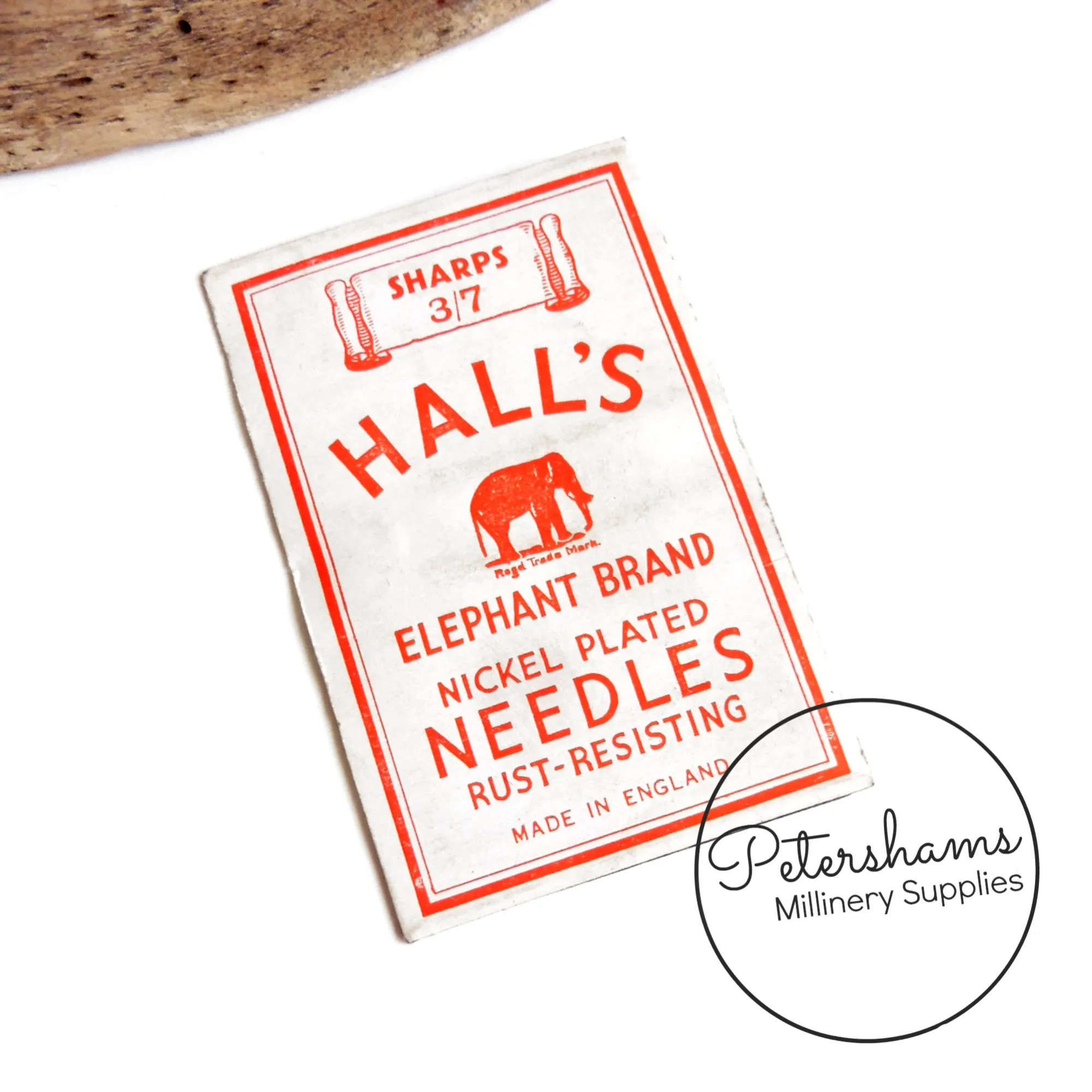 Halls 'Elephant Brand' Sewing Needle Pack - 1940's