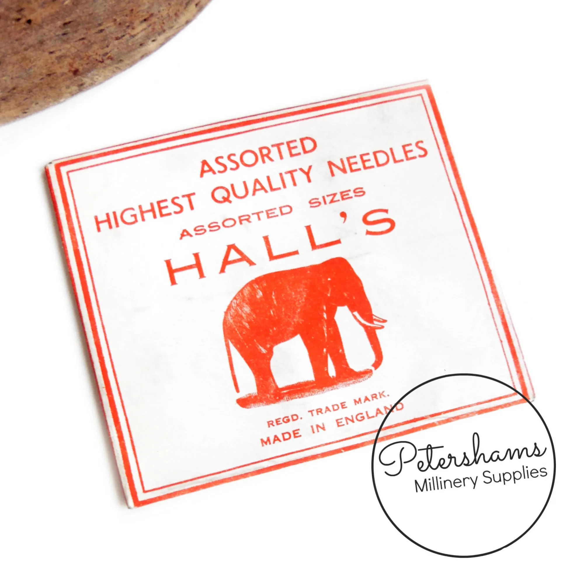 Halls 'Elephant Brand' Sewing Needle Pack - 1940's