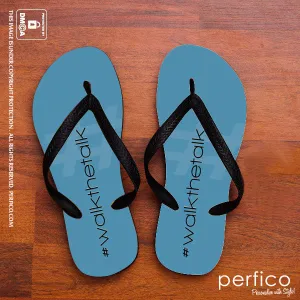 Hashtag © Personalized Flip Flops