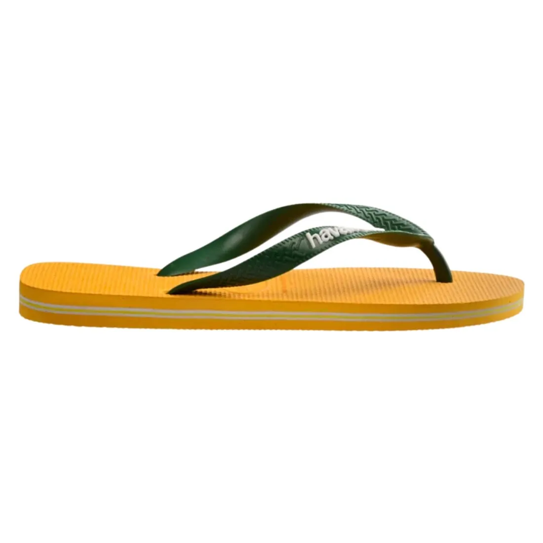 Havaianas Brasil Logo Flip Flop - Pop Yellow