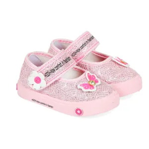 HOOH-Now comfort in Fashion Kids Girls Fashion Sparkle Bellies or Sandals (Pink, 3_Point_5_Years)