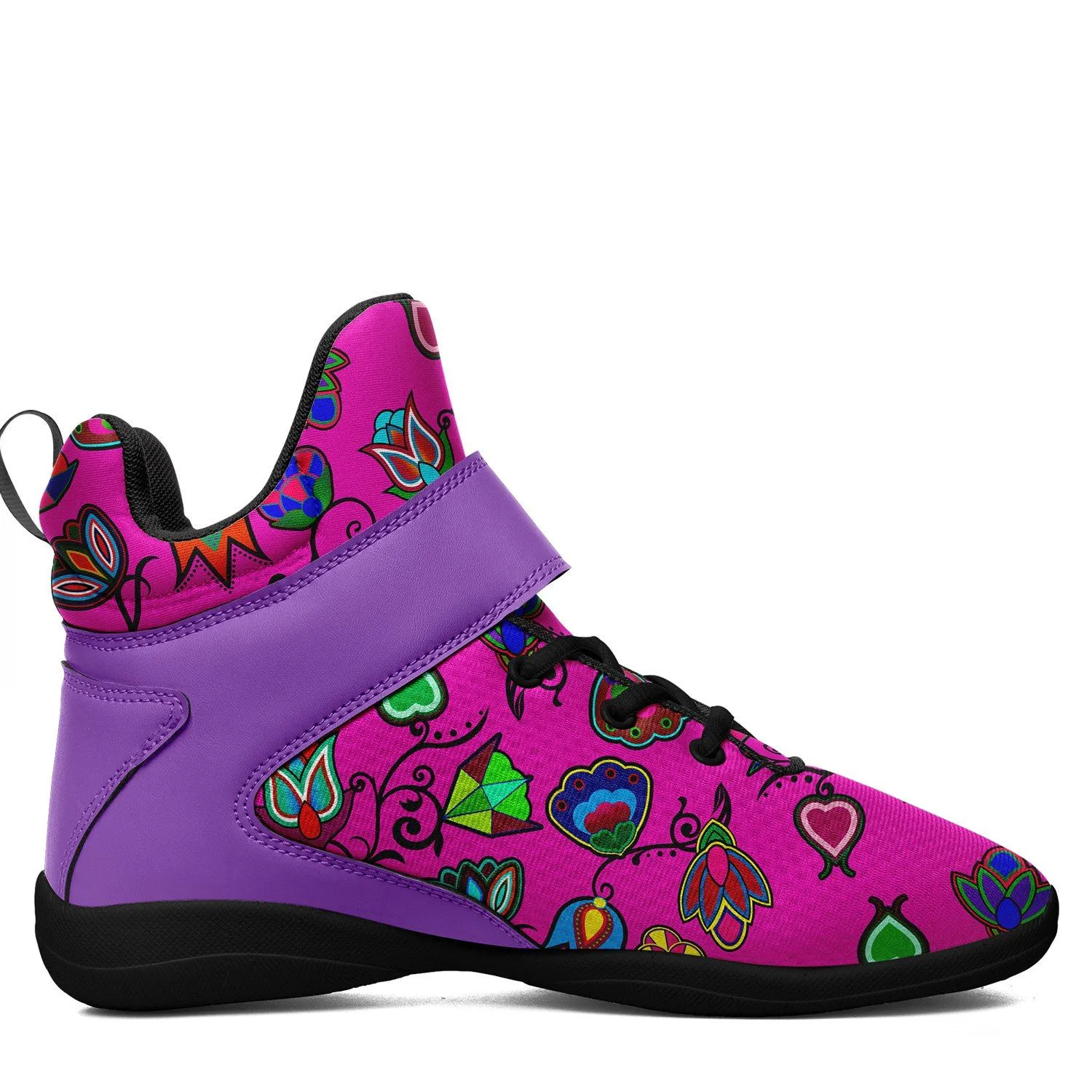 Indigenous Paisley Ipottaa Basketball / Sport High Top Shoes