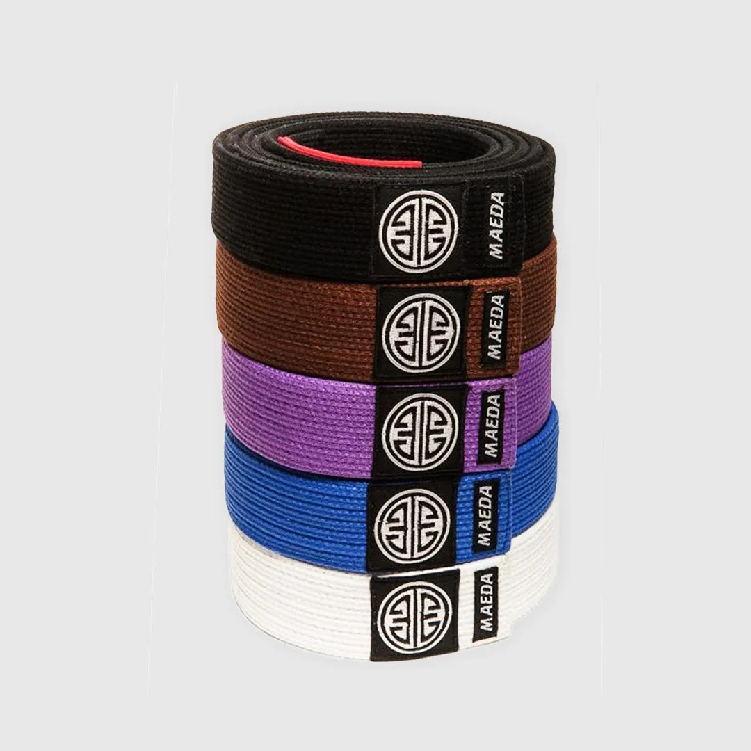 Maeda Brand Gi Material BJJ Belts