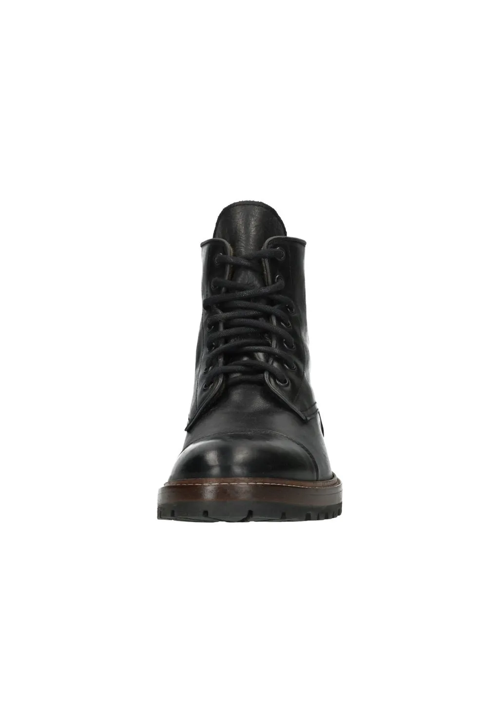 Manfield lace-up boots, black